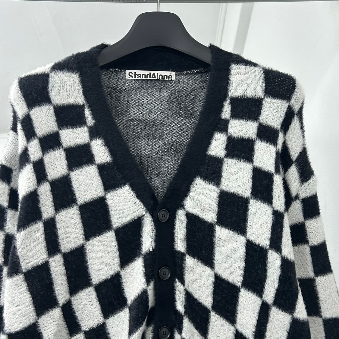 (NCT 재민착용) 스탠드얼론 체커보드 가디건 상품이미지7