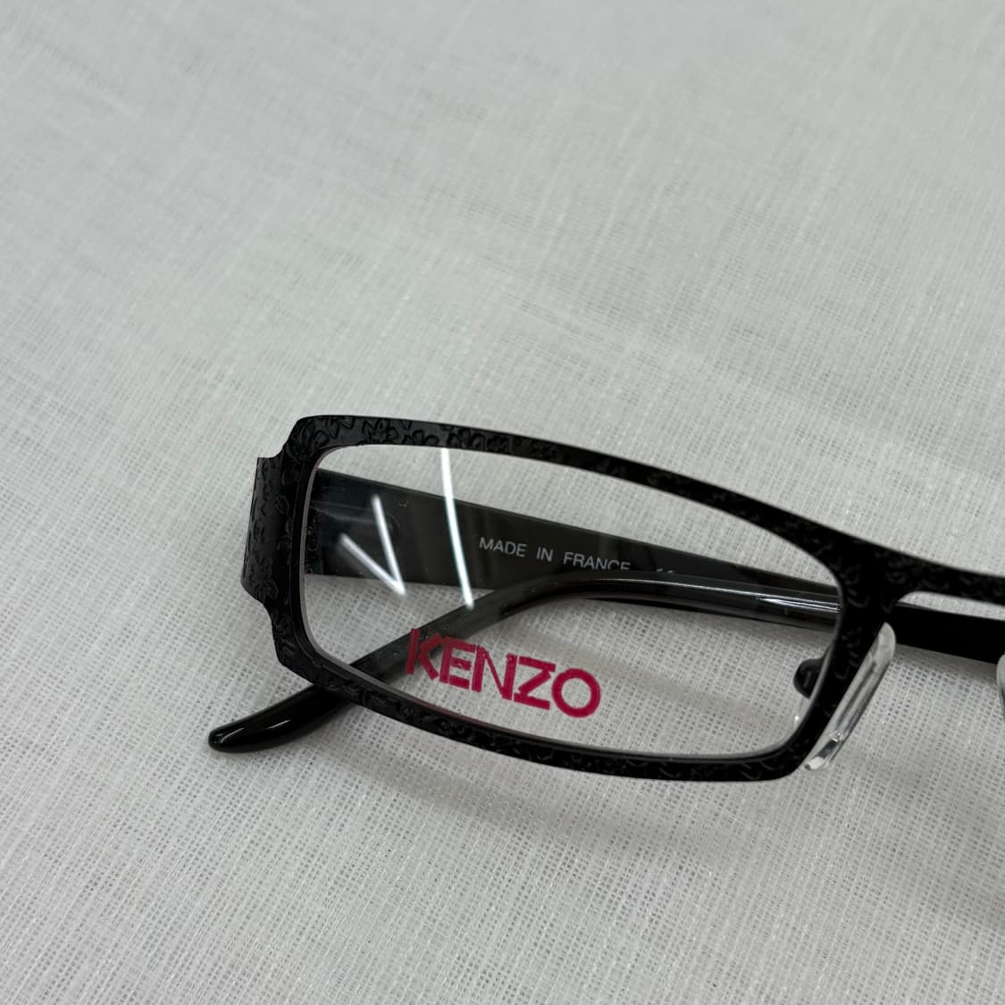 KENZO 무광 블랙 빈티지 안경 상품이미지4