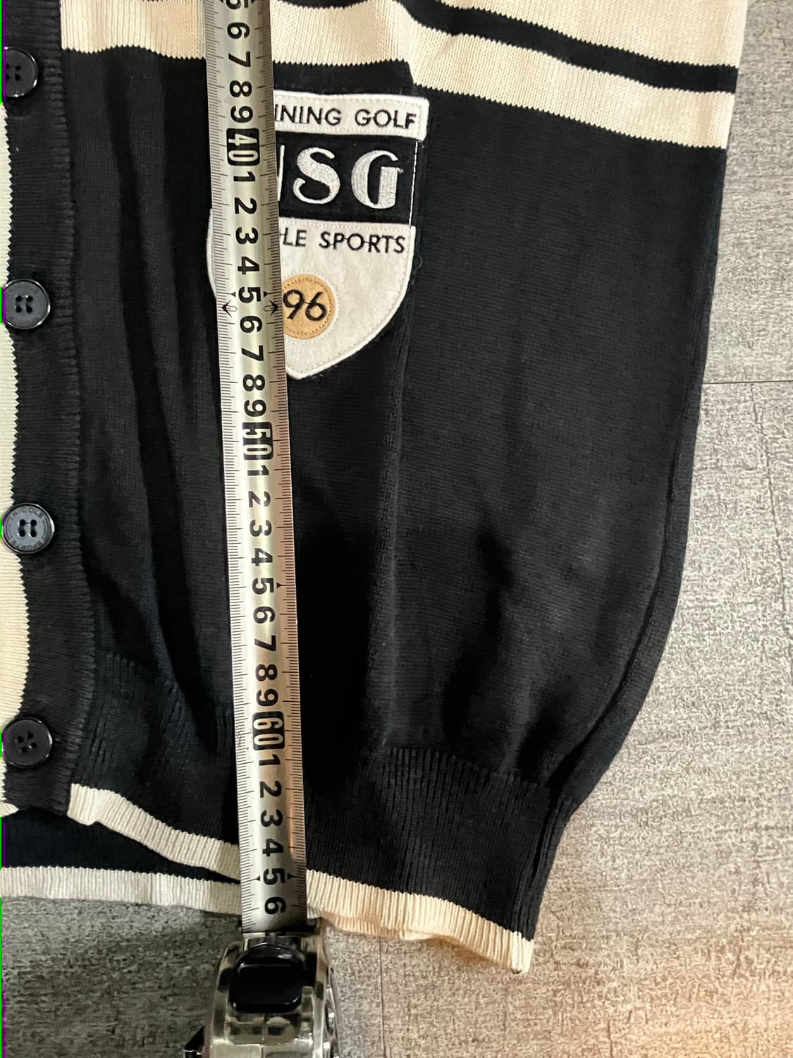 일본빈티지 Nicole Sports 올드스쿨아메카지 니트베스트조끼 상품이미지3