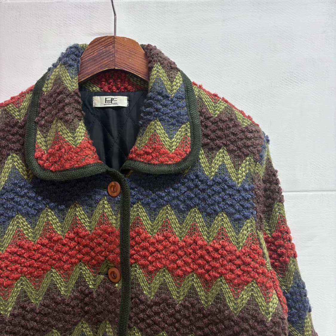 부클 뽀글이 패턴 퀼팅 자켓 (JPN) 상품이미지2