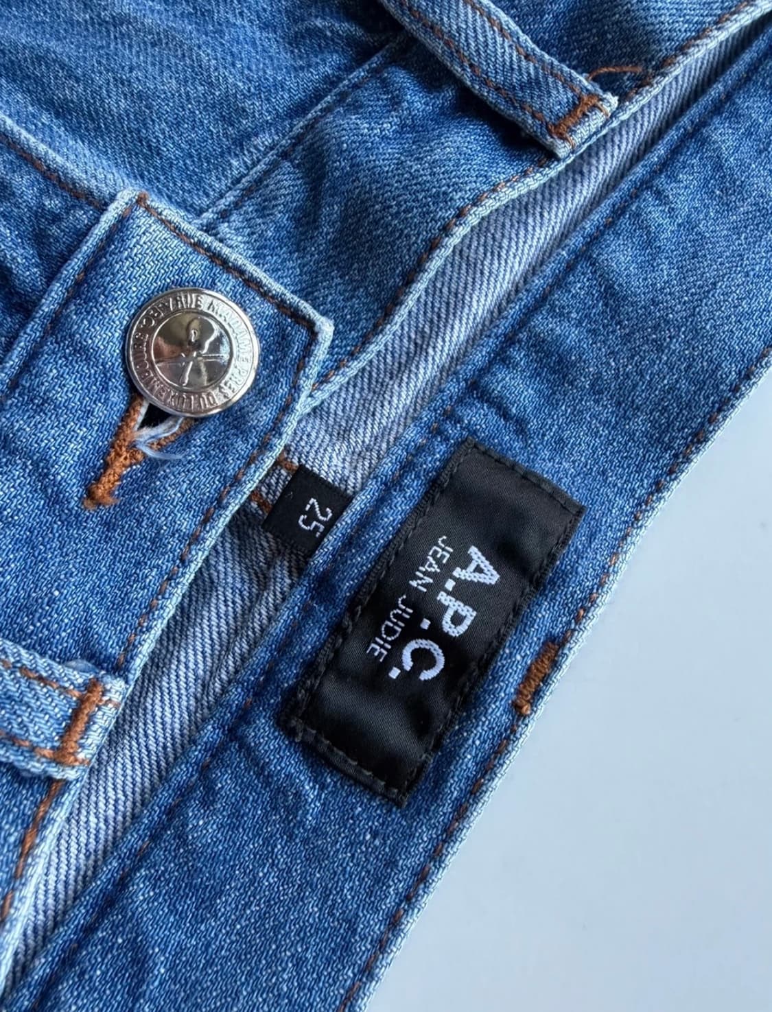 A.P.C 아페쎄 코튼린넨 데님 size 25 상품이미지3