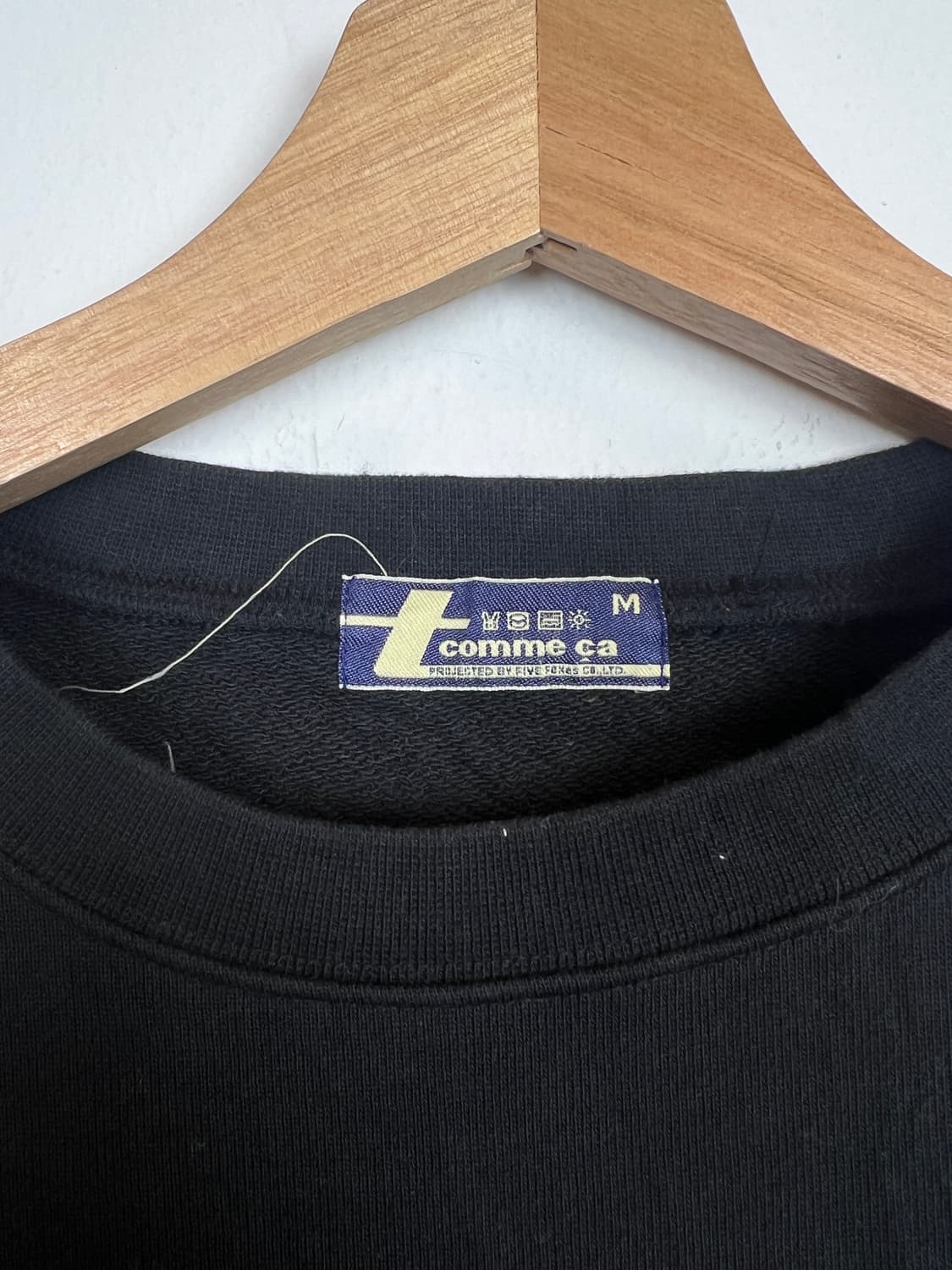 T253 T-COMME CA 검정 티셔츠 M 상품이미지3