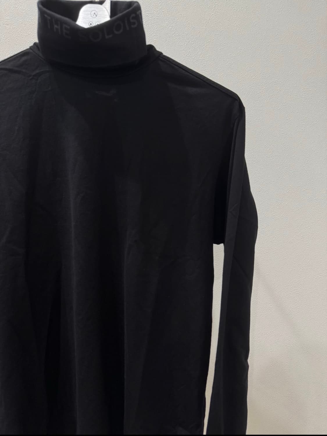 soloist 18aw 코튼 레터링 터틀넥 롱슬리브 상품이미지2