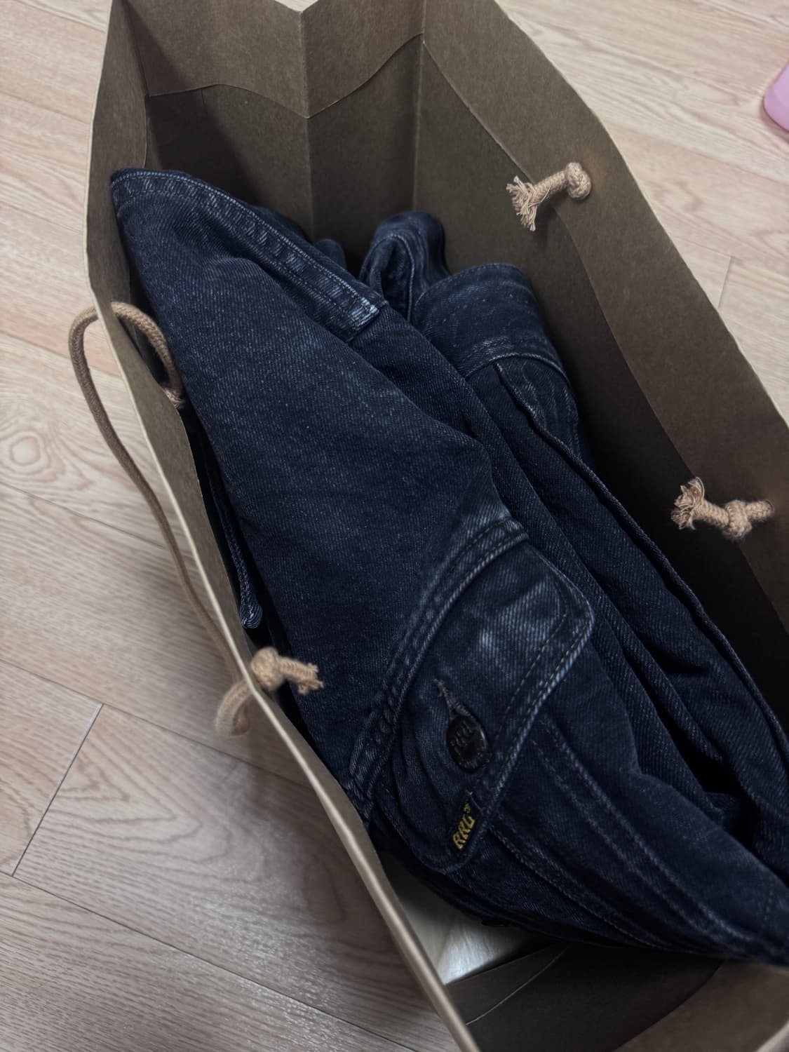 RRL 더블알엘 Lot.271 블랙 트러커 자켓 L 멕시코산 상품이미지7
