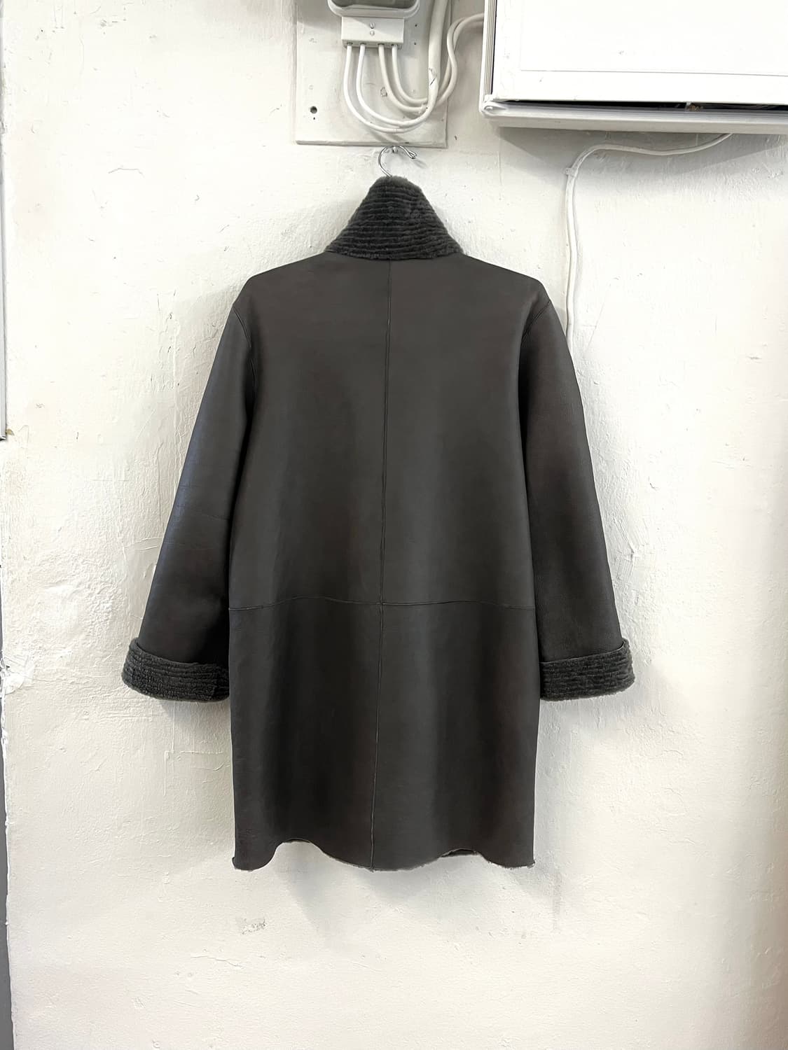 DROME 드로메 리버시블 램스킨 퍼 무스탕 코트 상품이미지8