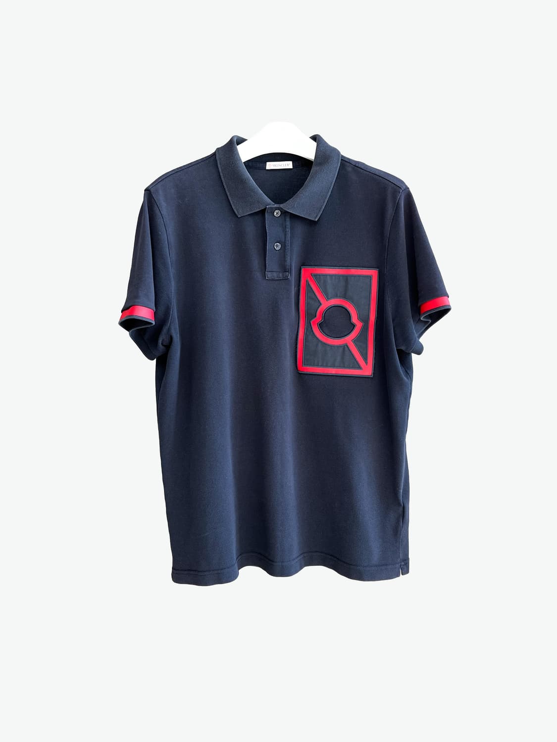 [L] 몽클레어 빅로고 반팔 카라티 상품이미지1