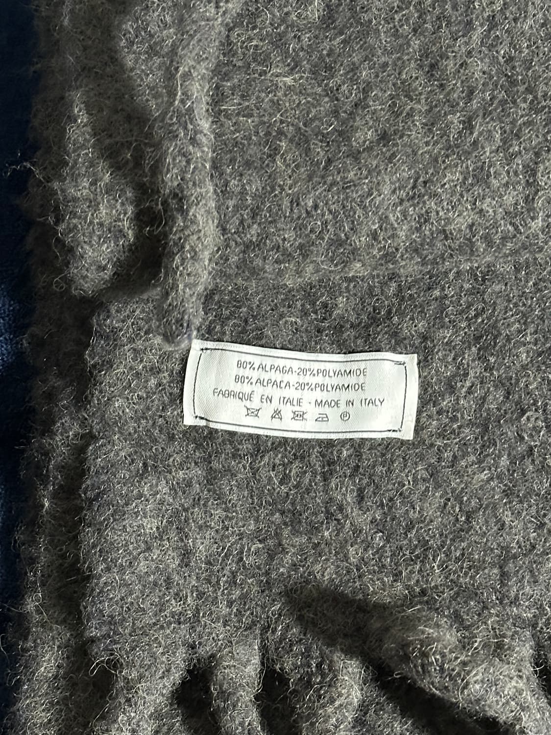 AMI 알파카 울 머플러 상품이미지3