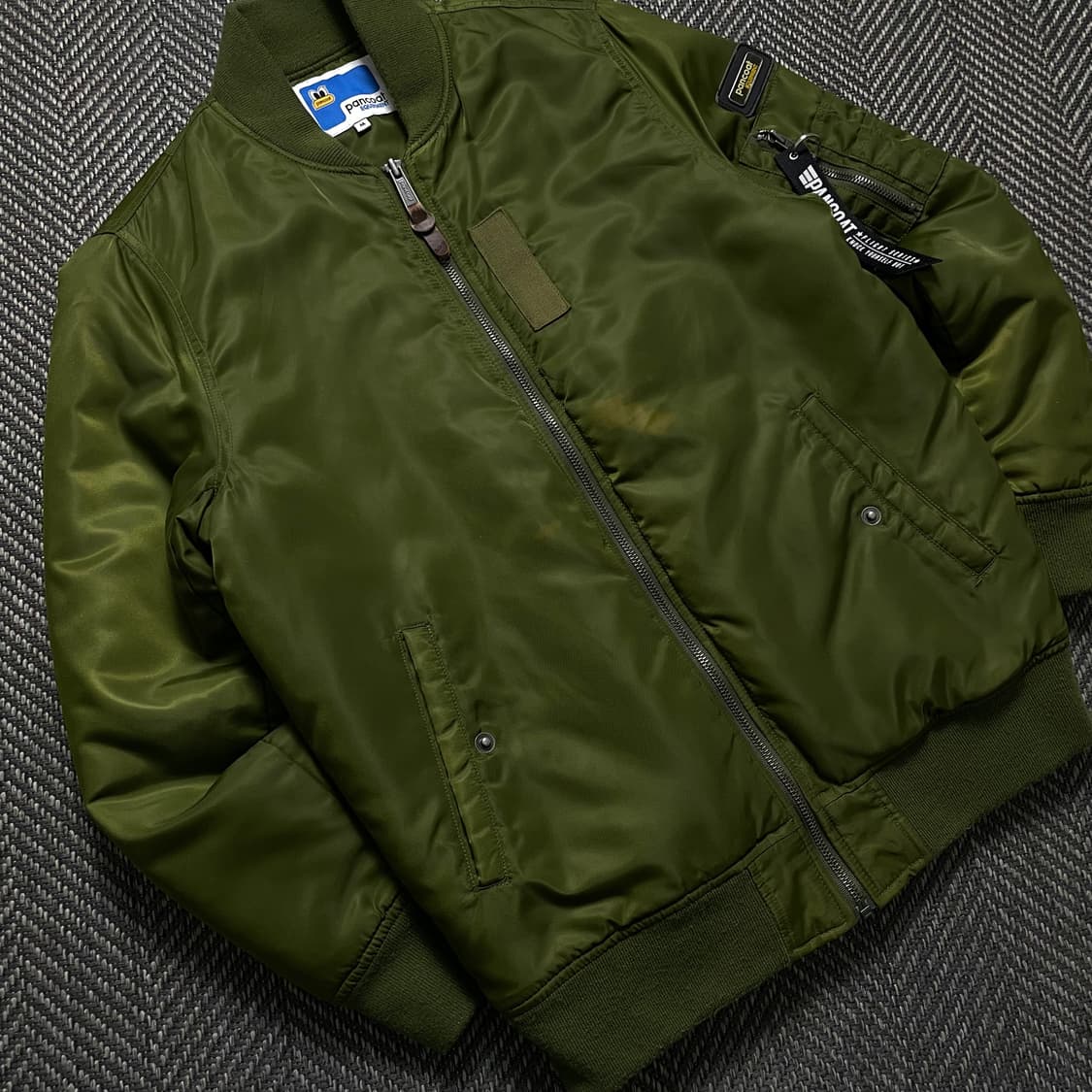 팬콧 MA-1 항공 블루종 점퍼 카키o 4945 상품이미지4