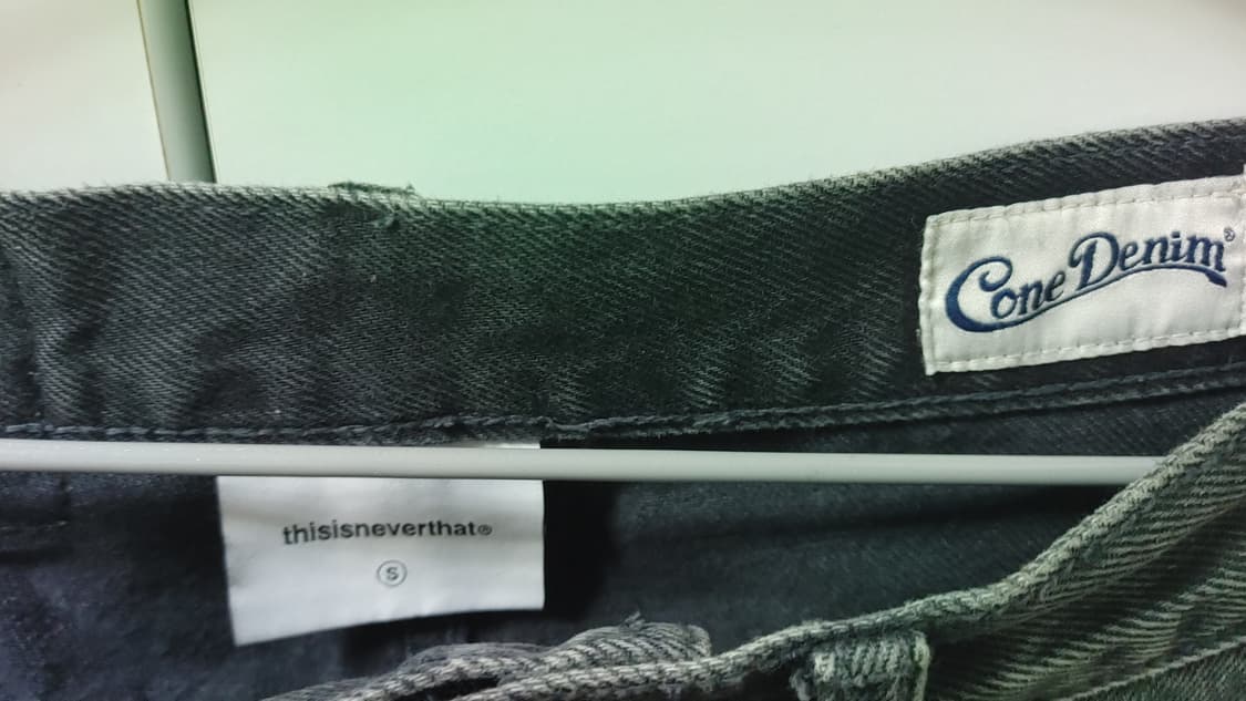 디스이즈네버댓 검정 데님 S 상품이미지3