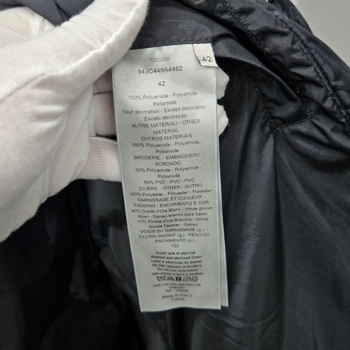 디올 오블리크 패딩 오버핏42 상품이미지4