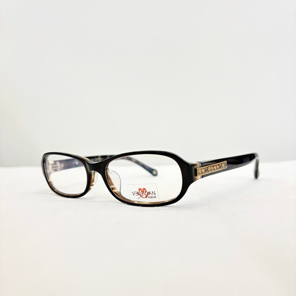 VENETIAN 브라운 스퀘어 빈티지 뿔테 상품이미지2