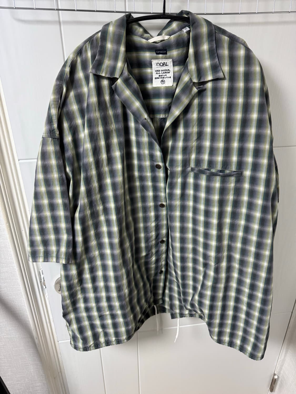 나나미카 Open Collar Wind H/S Shirts 상품이미지1