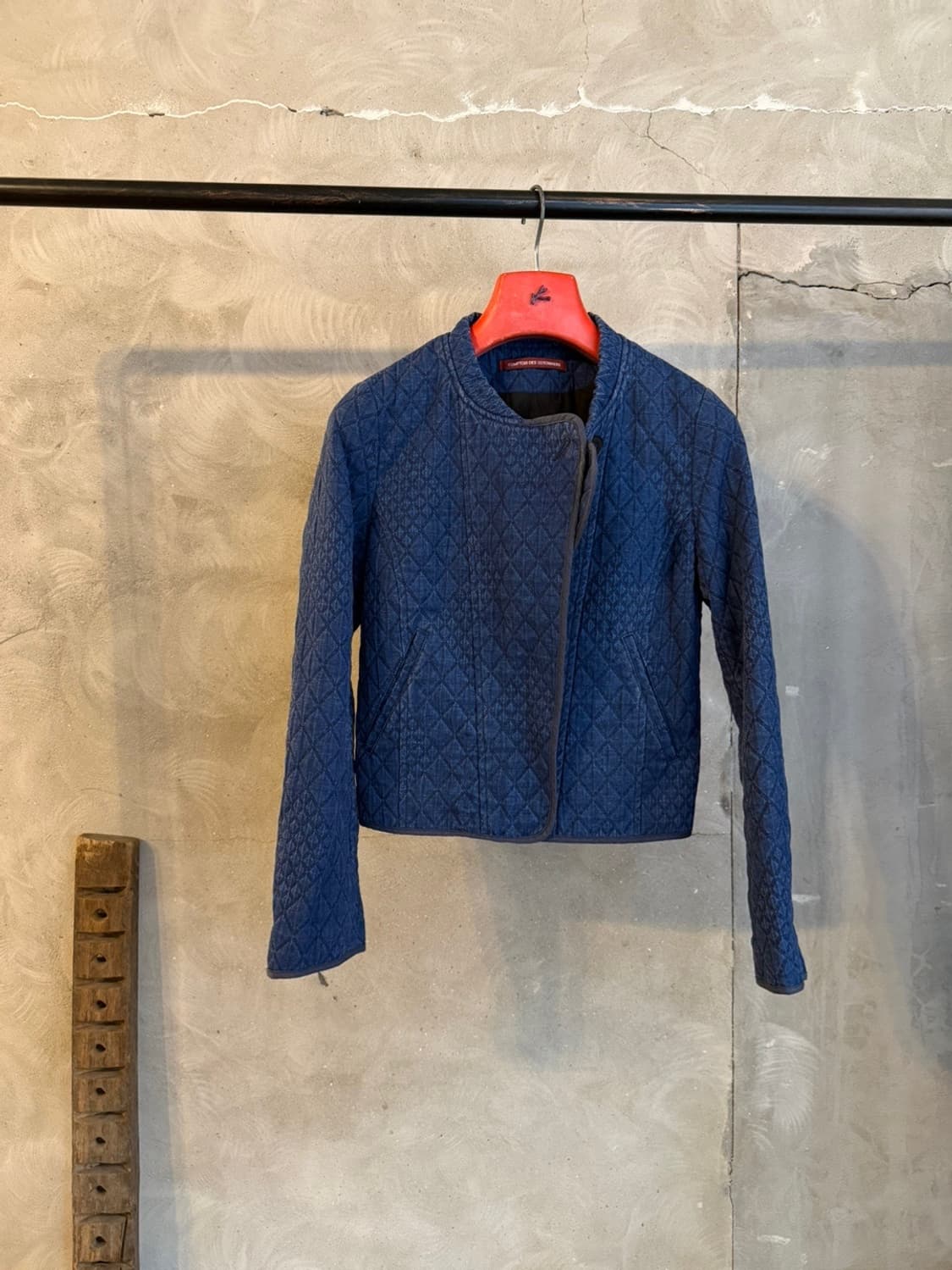 꼼또와꼼또니에 데님 퀼팅 라이더 자켓 44~55 상품이미지3