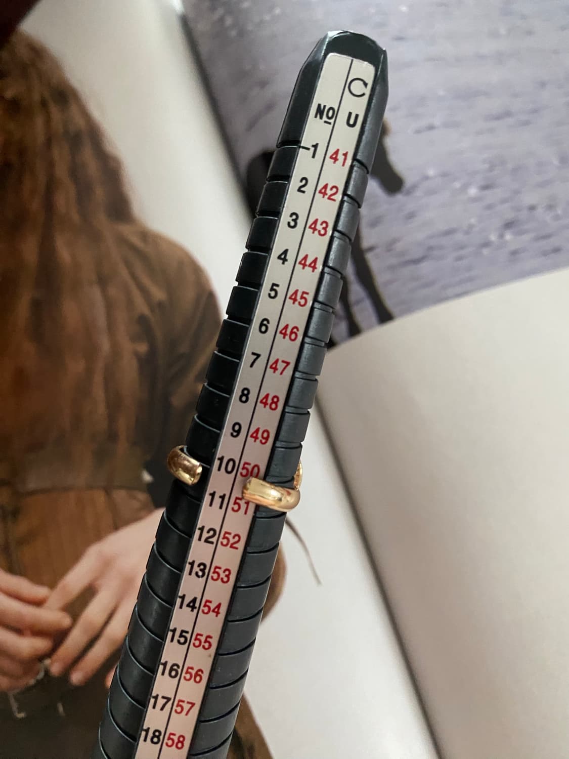빈티지 호박색 반지 상품이미지8