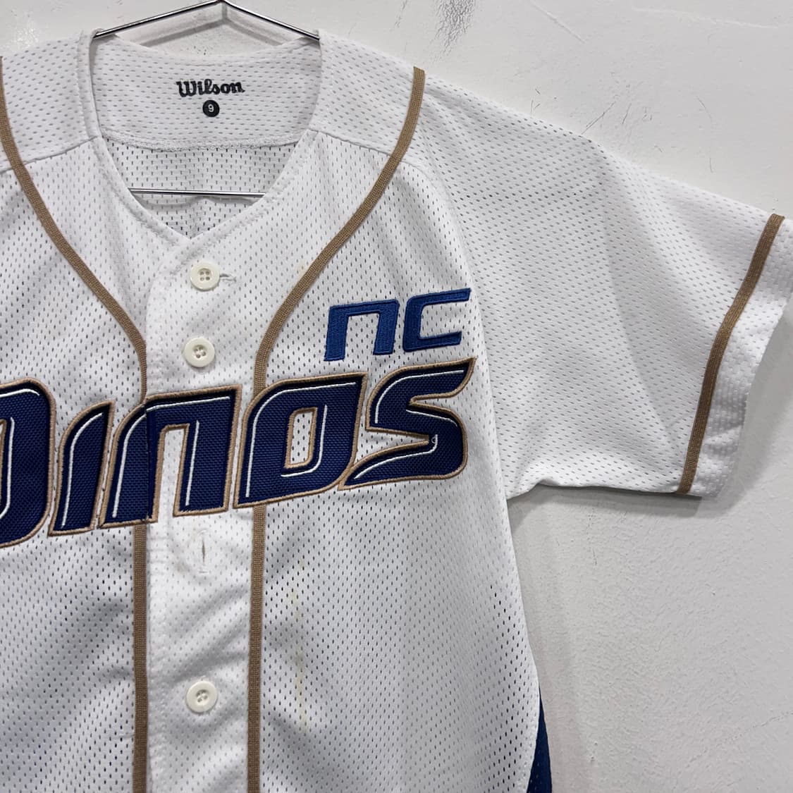 윌슨 NC 다이노스 키즈 반팔 야구 저지 상품이미지1