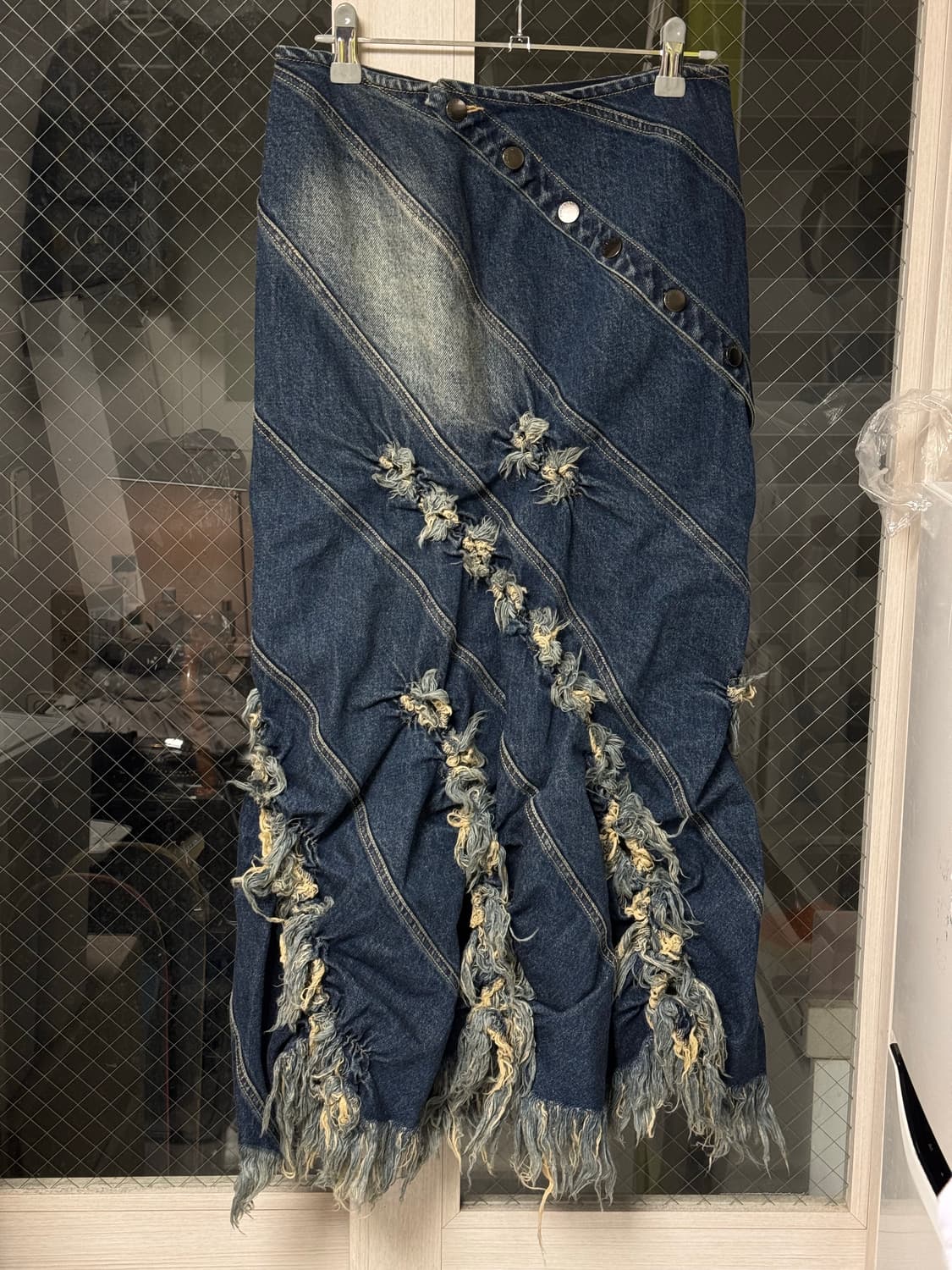 [S] 폰더럴 RAVEL 스모크 데님 스커트 상품이미지2