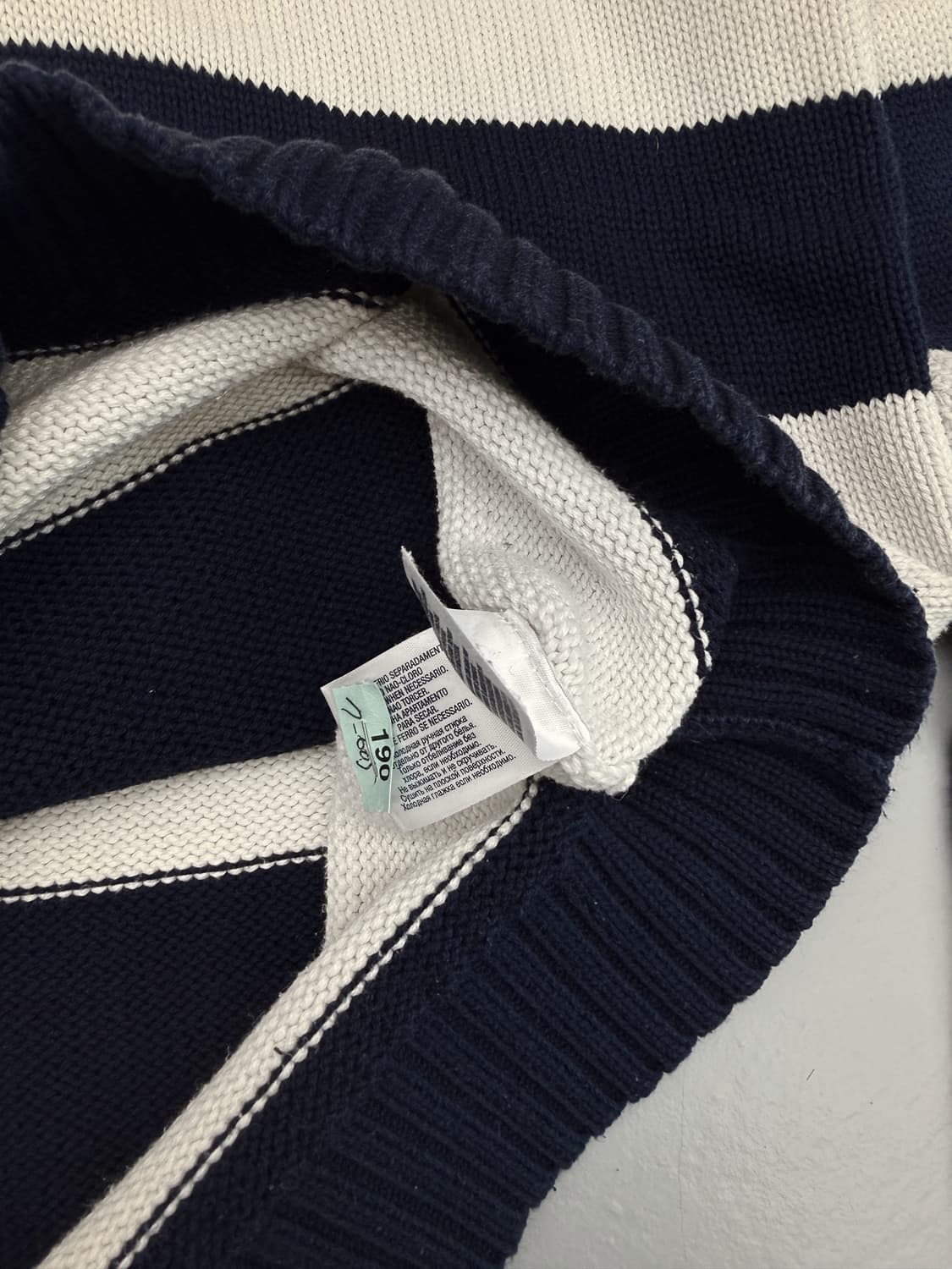 폴로 랄프로렌 루즈핏 빅포니 배색 코튼 니트 럭비 후드 상품이미지5