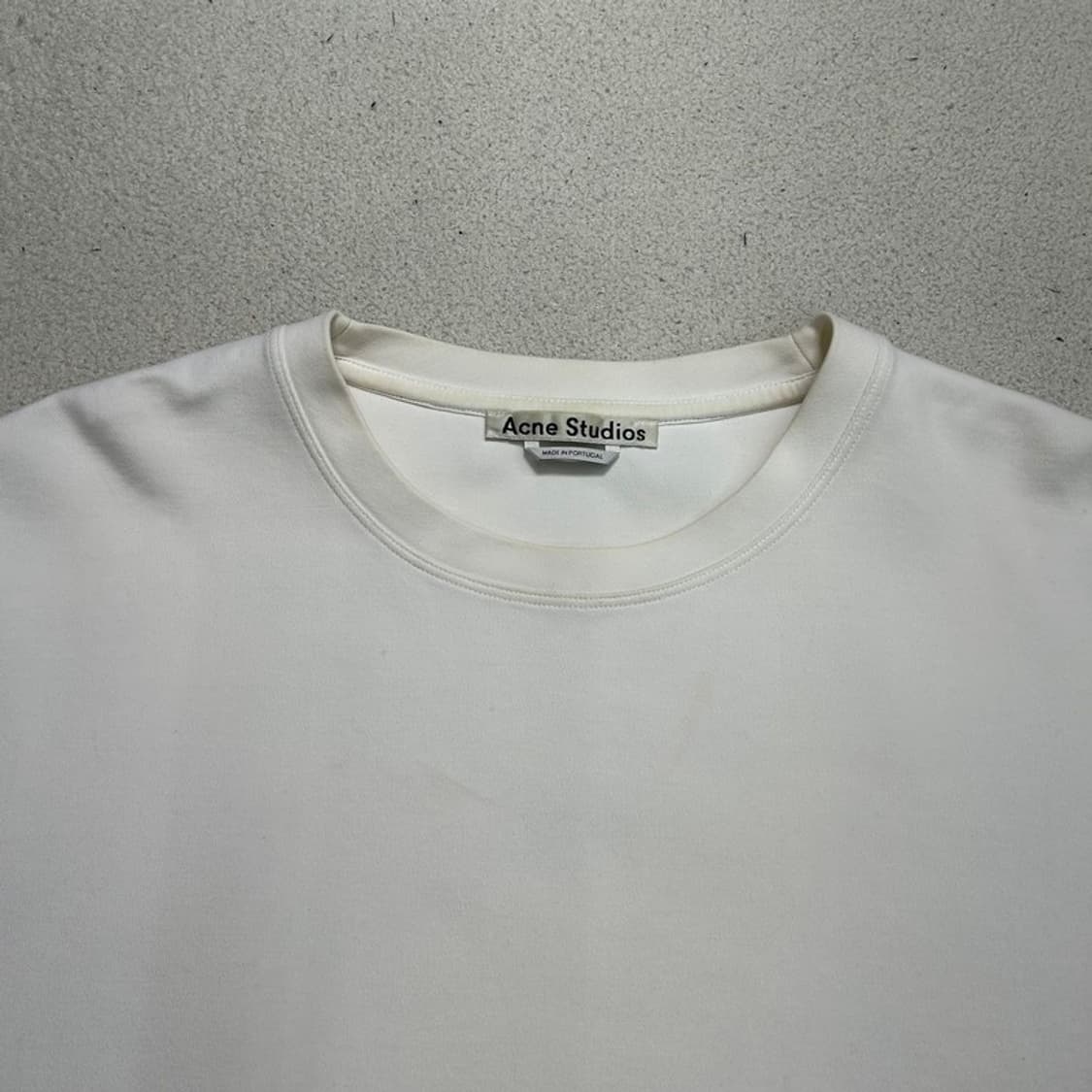 ACNE STUDIOS 화이트 반팔 L 상품이미지4