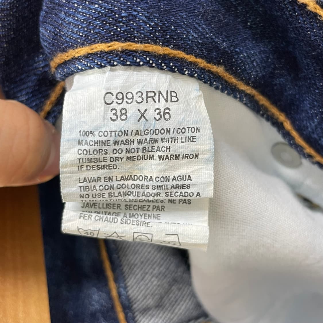 [38]DICKIES 디키즈 진청 데님 팬츠 상품이미지9