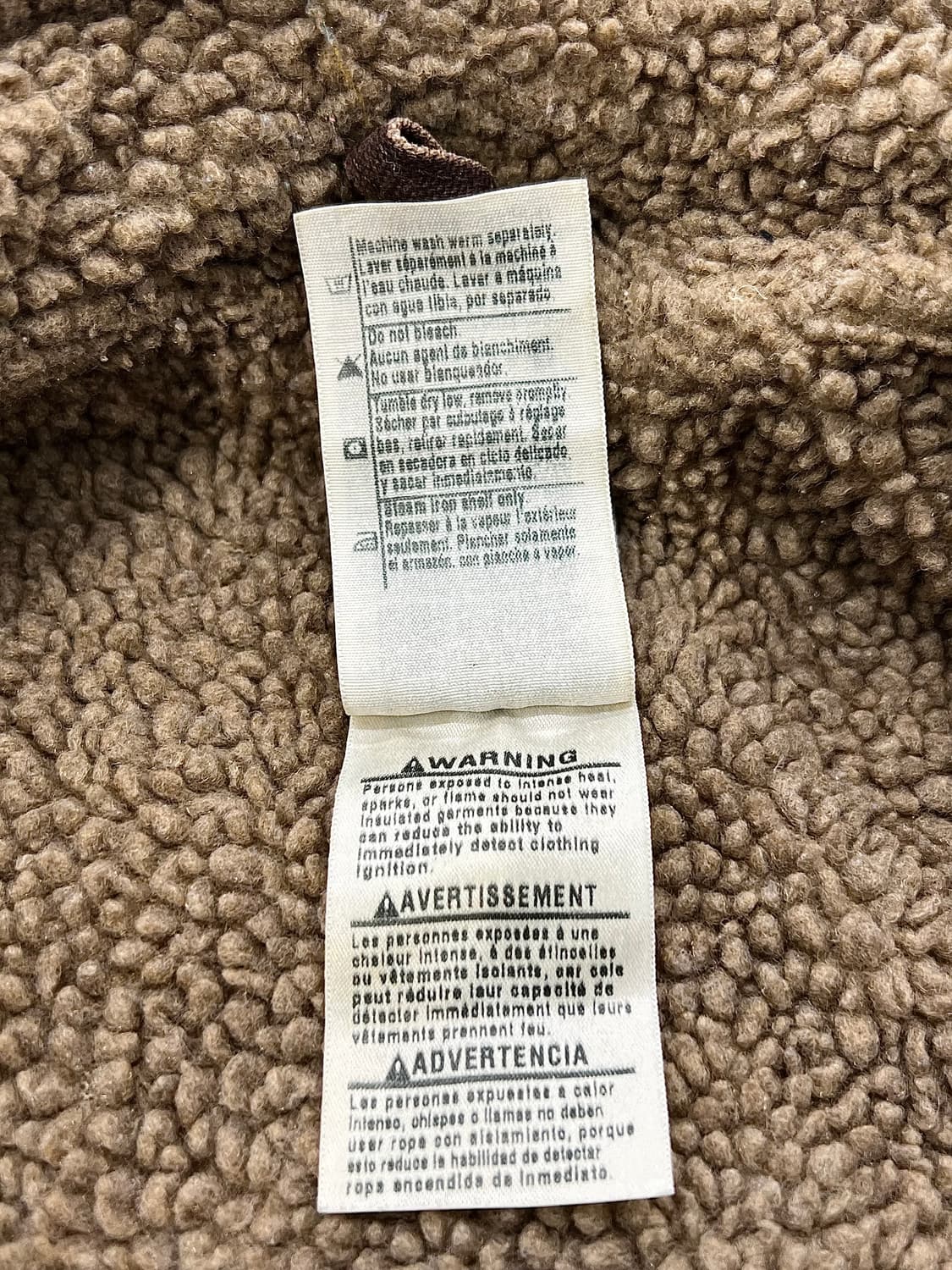 00s 칼하트 샌드 스톤 타임 트래블 셰르파 캐년 자켓 상품이미지8