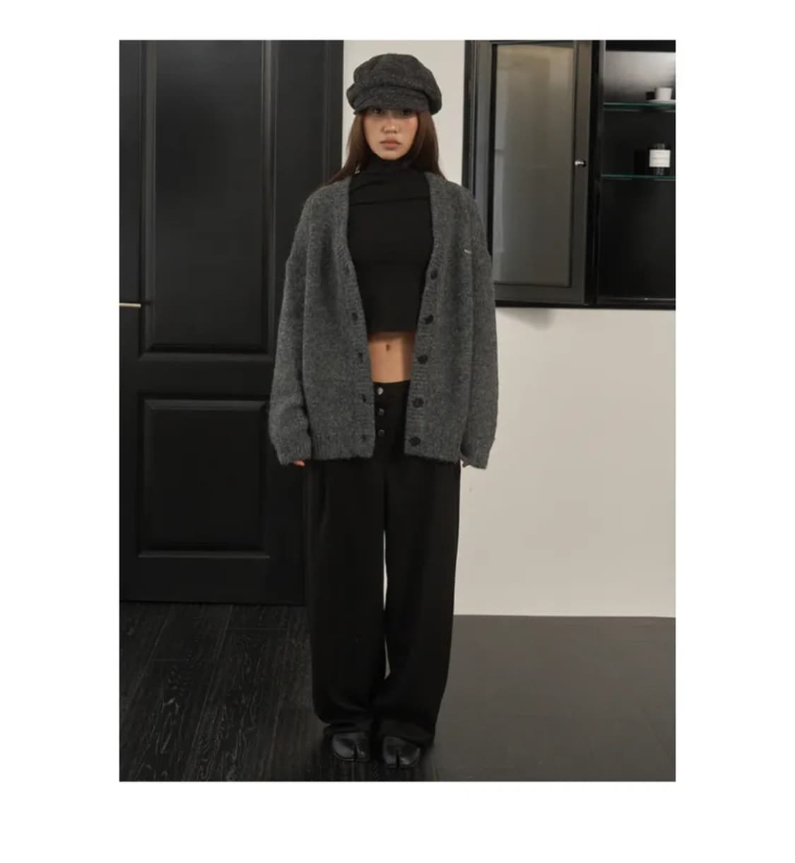 TOH toh 가디건 빈티지블랙 상품이미지3