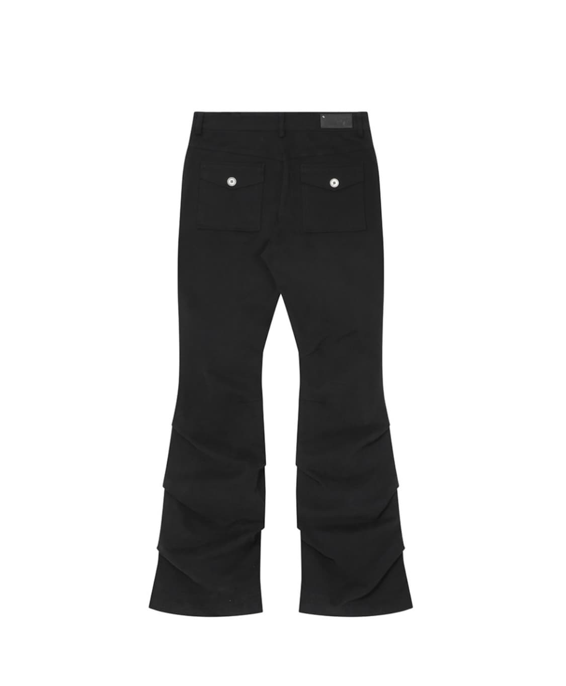 미세키서울, Shirring bootscut pants BLACK 상품이미지4