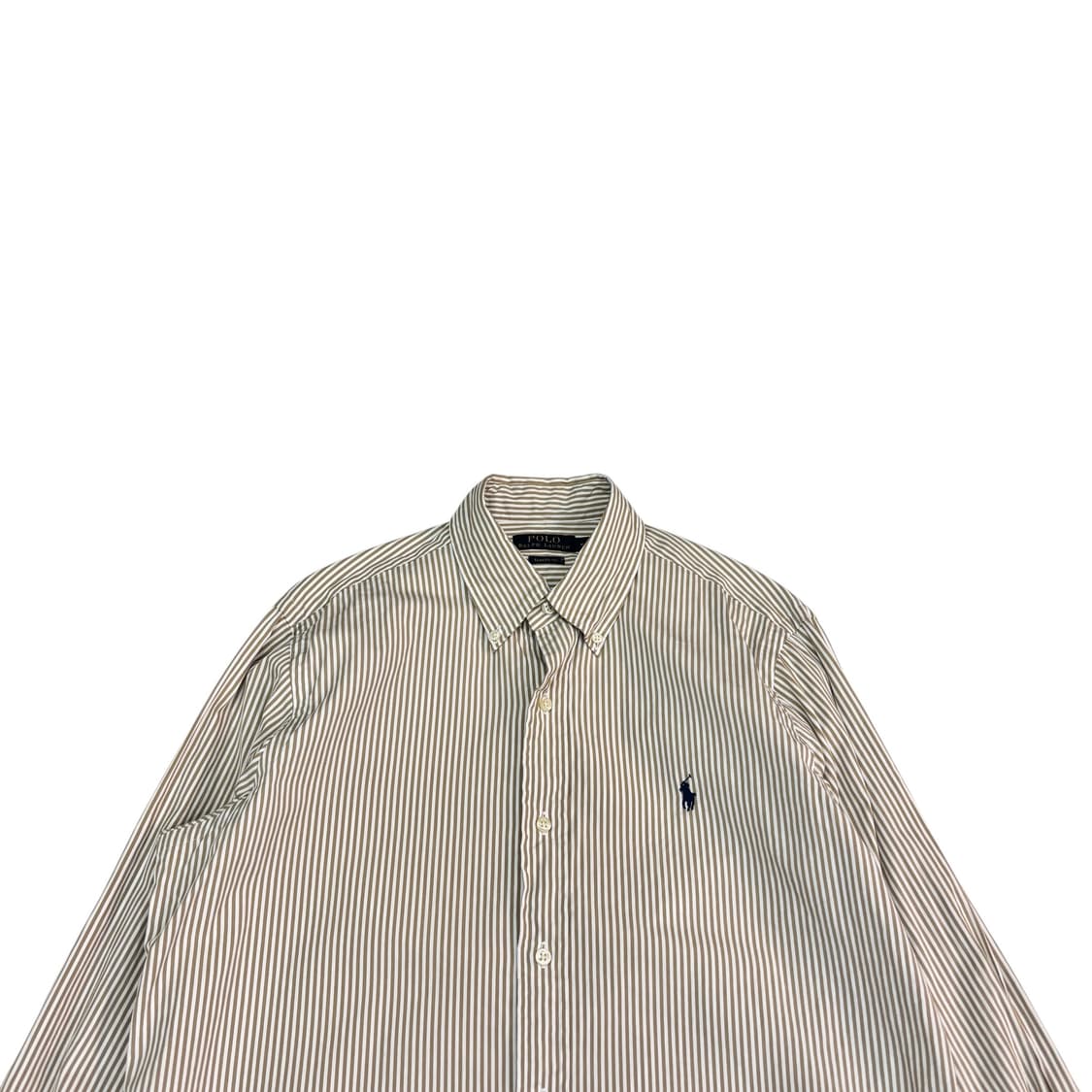 폴로 랄프로렌 QR 클래식 핏 스트라이프 셔츠 상품이미지2