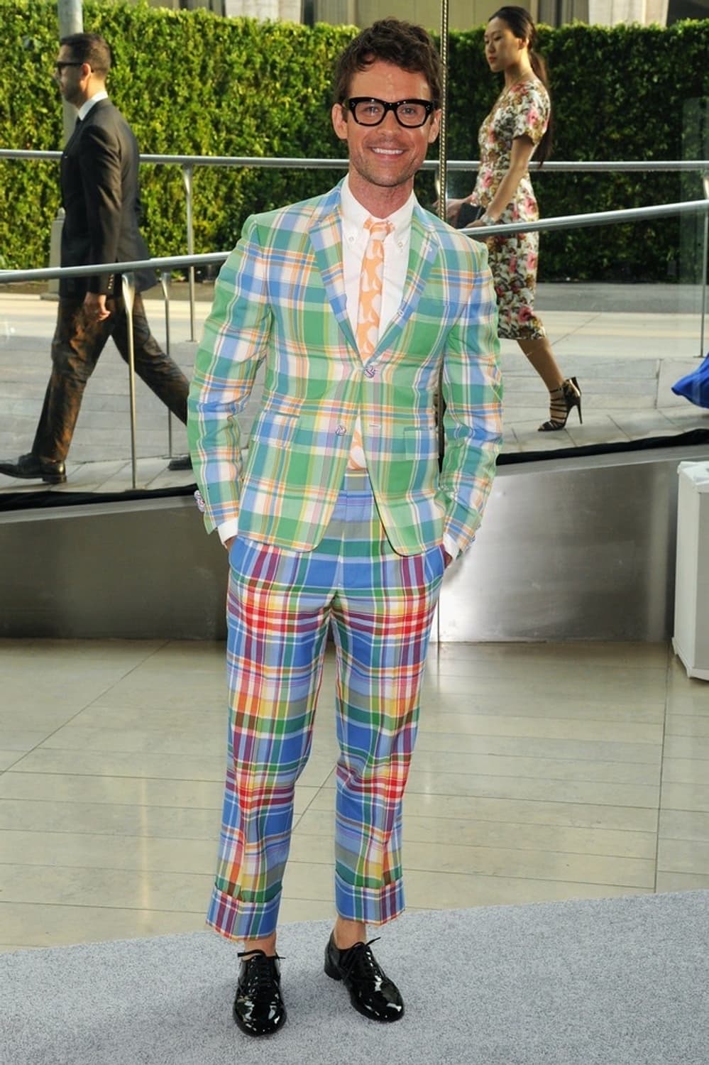 톰브라운 2013 런웨이 커프스 버튼 한정판 체크 반바지 상품이미지2