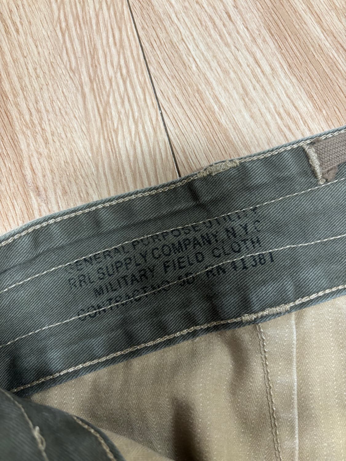 [30X30] RRL 헤링본 트윌 카고 팬츠 카키 상품이미지8