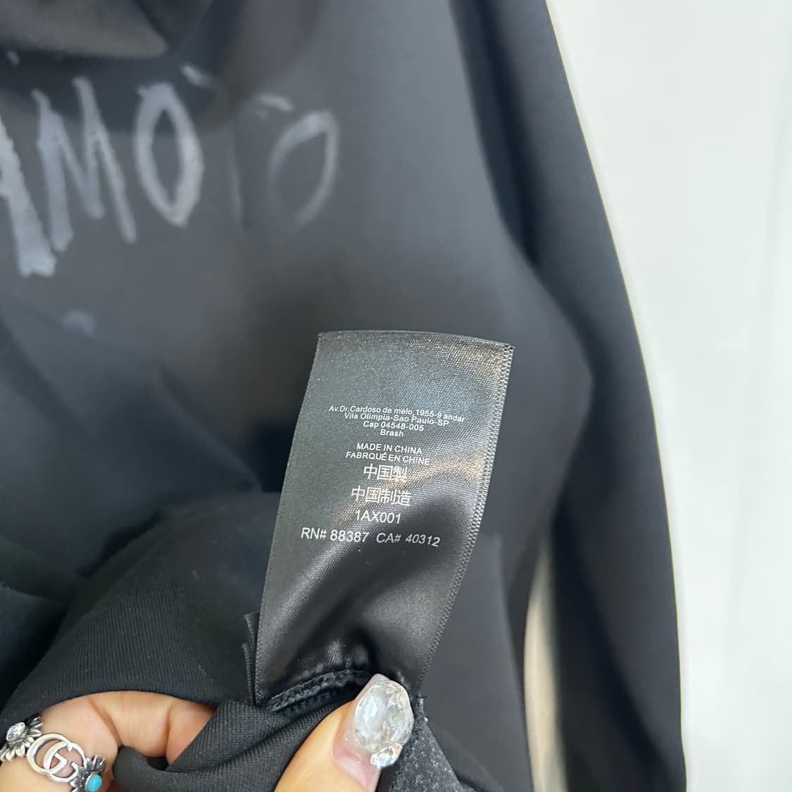 Y3 후드 집업 110 XXL  상품이미지5