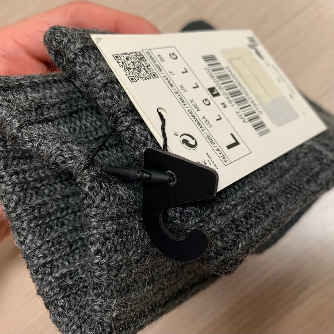 자라 지오메트릭 자카드 장갑 울 케이블 니트 장갑 상품이미지8