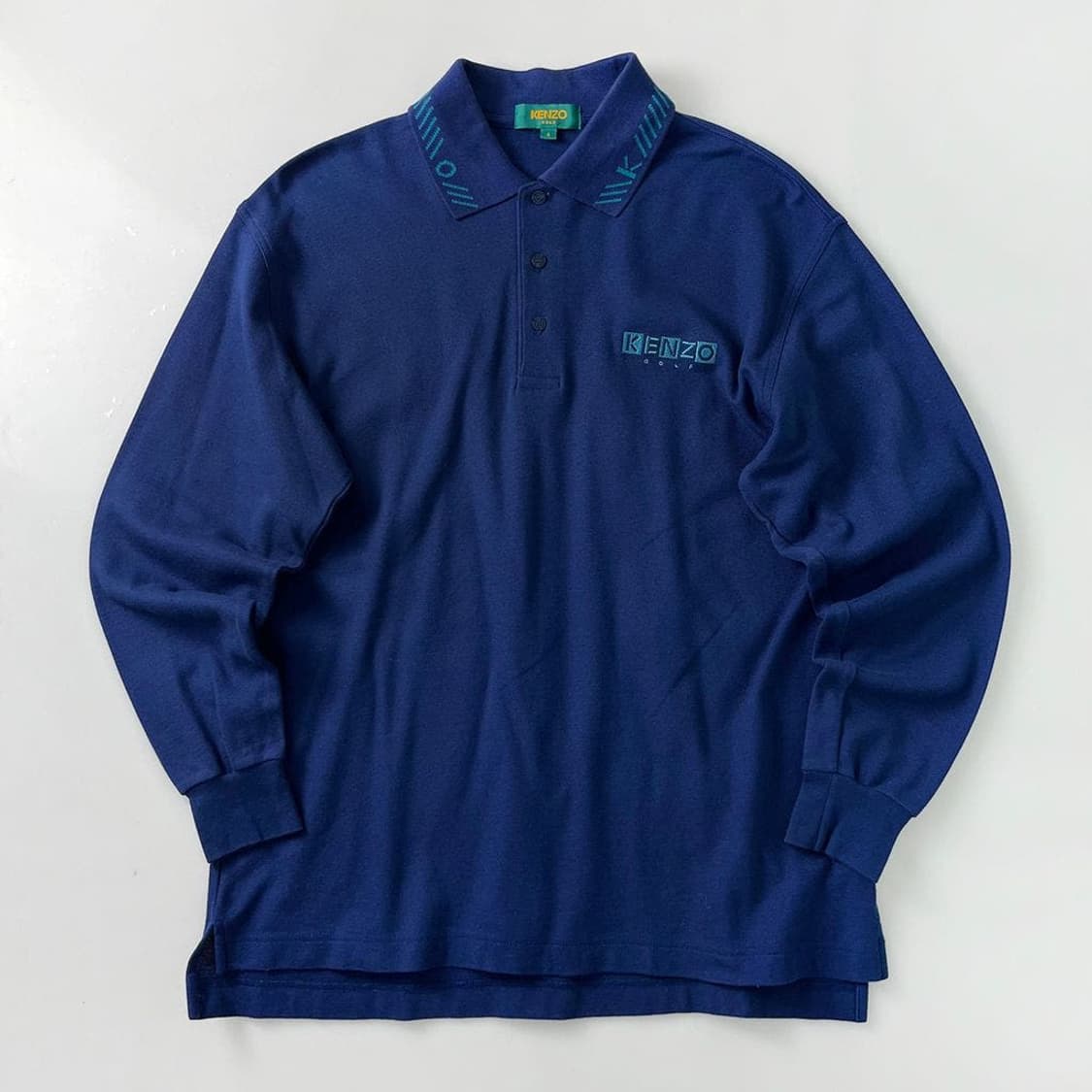 겐조 KENZO 재팬 긴팔 카라 티셔츠 PR1750 상품이미지1