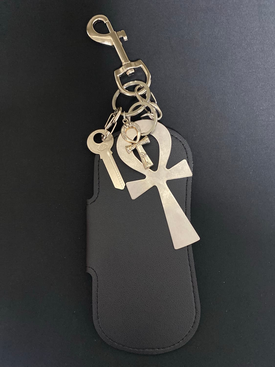 블랙 선글라스 케이스 키체인 상품이미지3