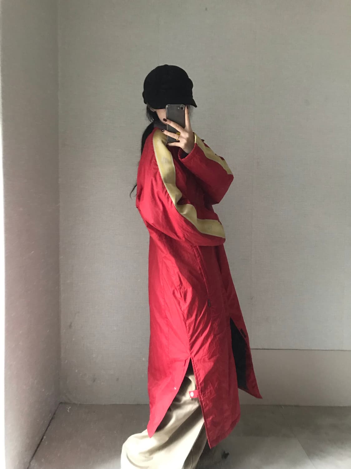 아디다스00s 레드 롱패딩 상품이미지5