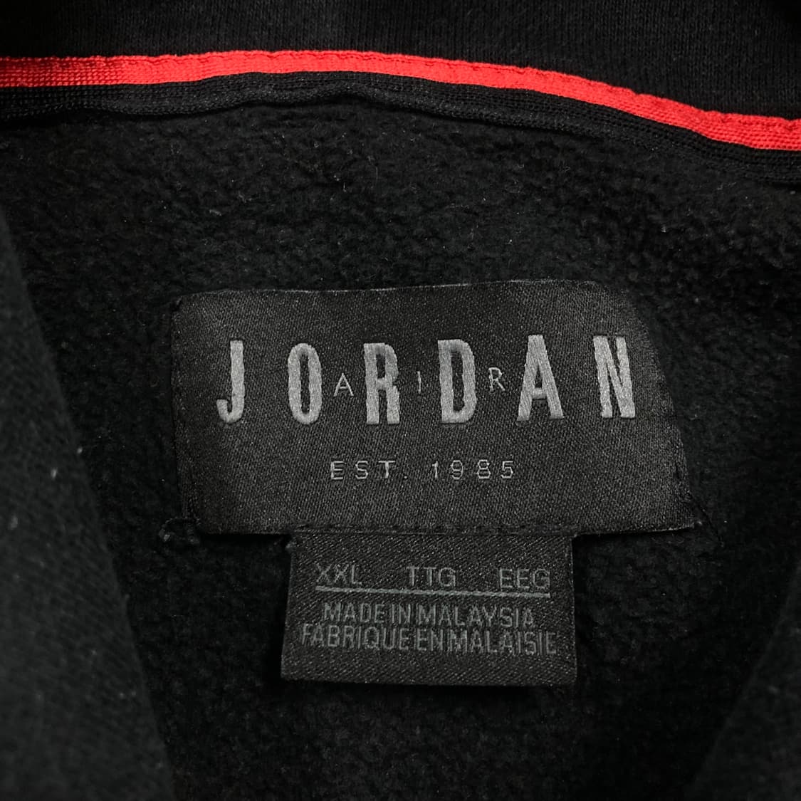 조던 블랙 컬러 빅로고 후드티 상품이미지3