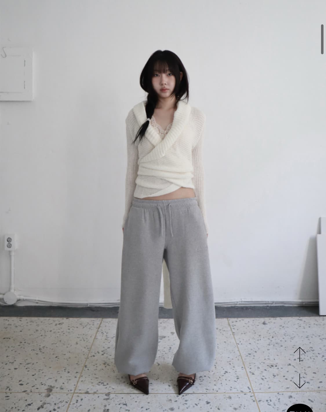 클라따 블랭킷 조거팬츠 그레이 상품이미지1