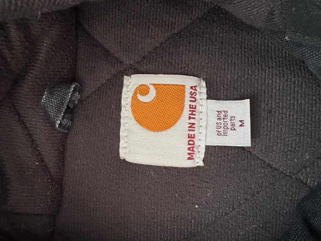 칼하트 덕 액티브 자켓 블랙 blk m made in usa 상품이미지4