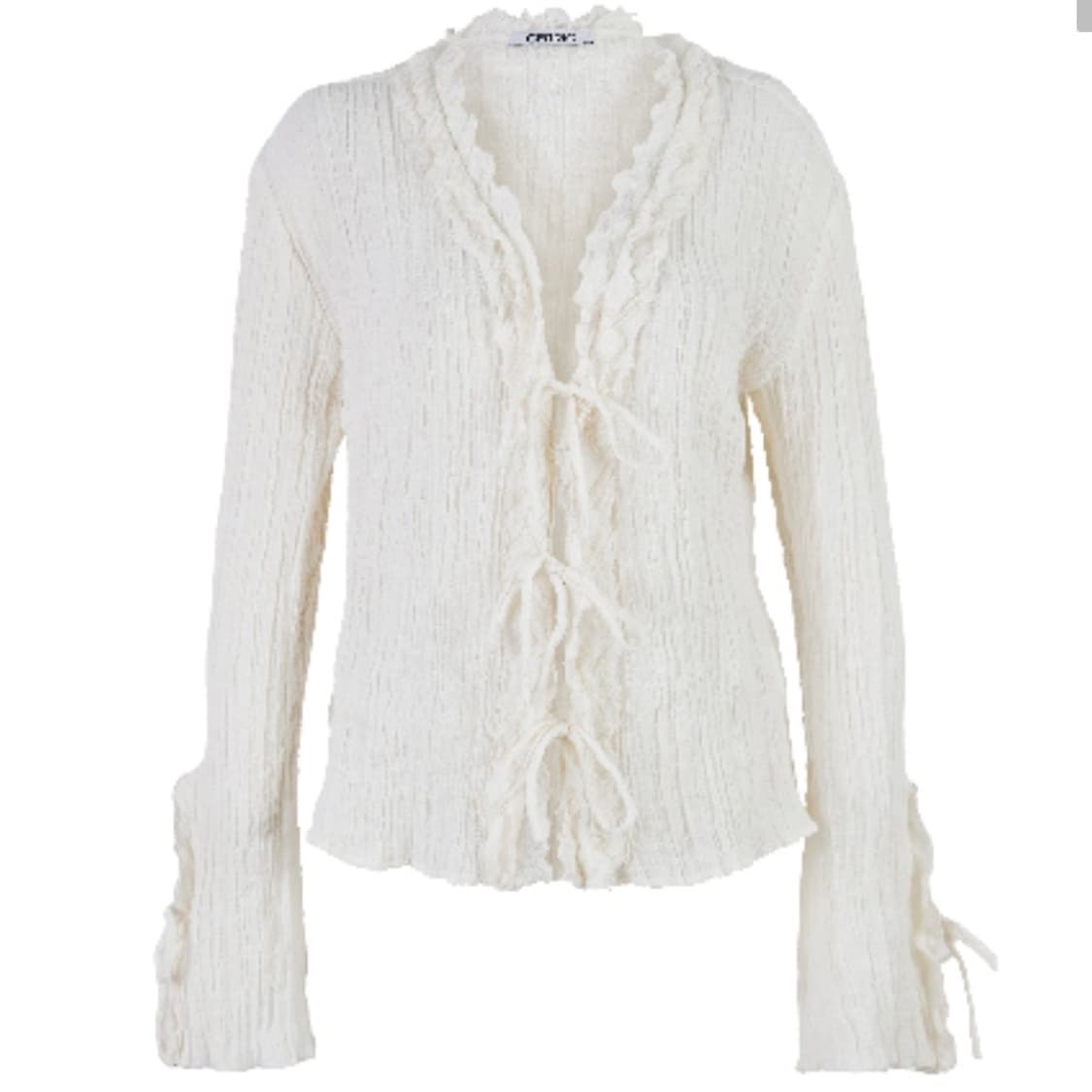 세릭 레이스업 블라우스  상품이미지1