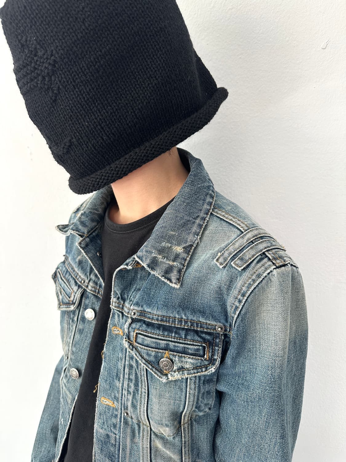 VTG 롤링스톤즈 디스트로이드 데님 자켓 상품이미지3