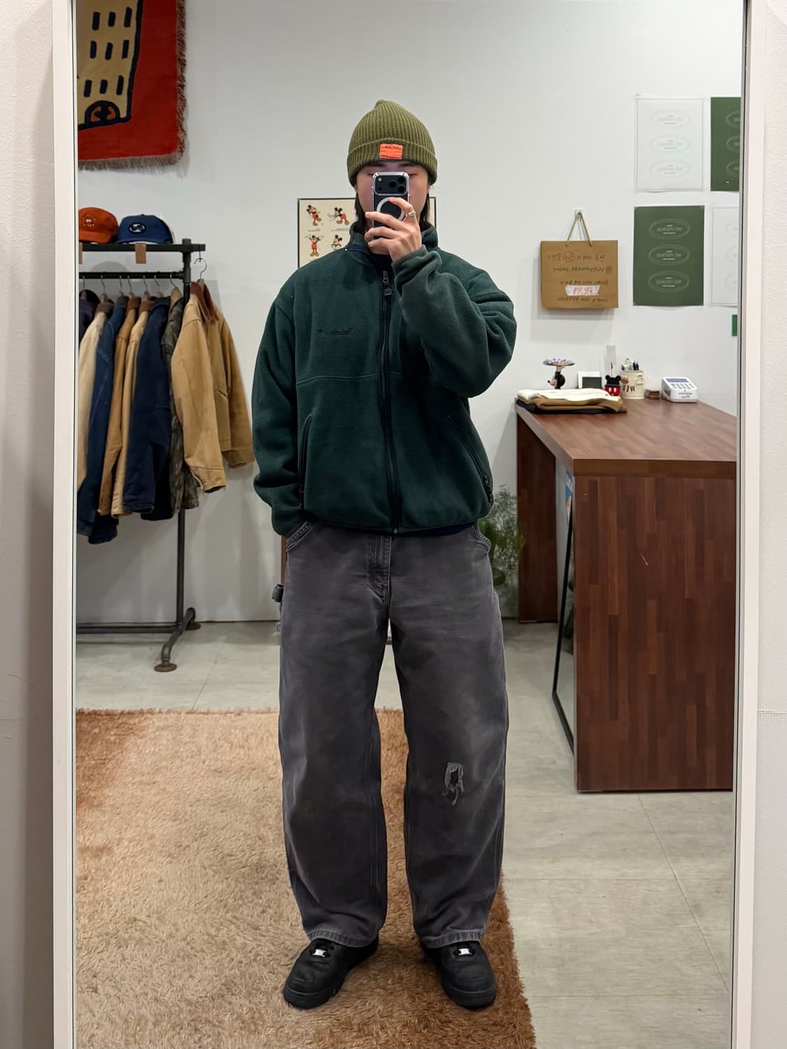 00s Timberland 팀버랜드 플리스 집업 자켓 상품이미지2