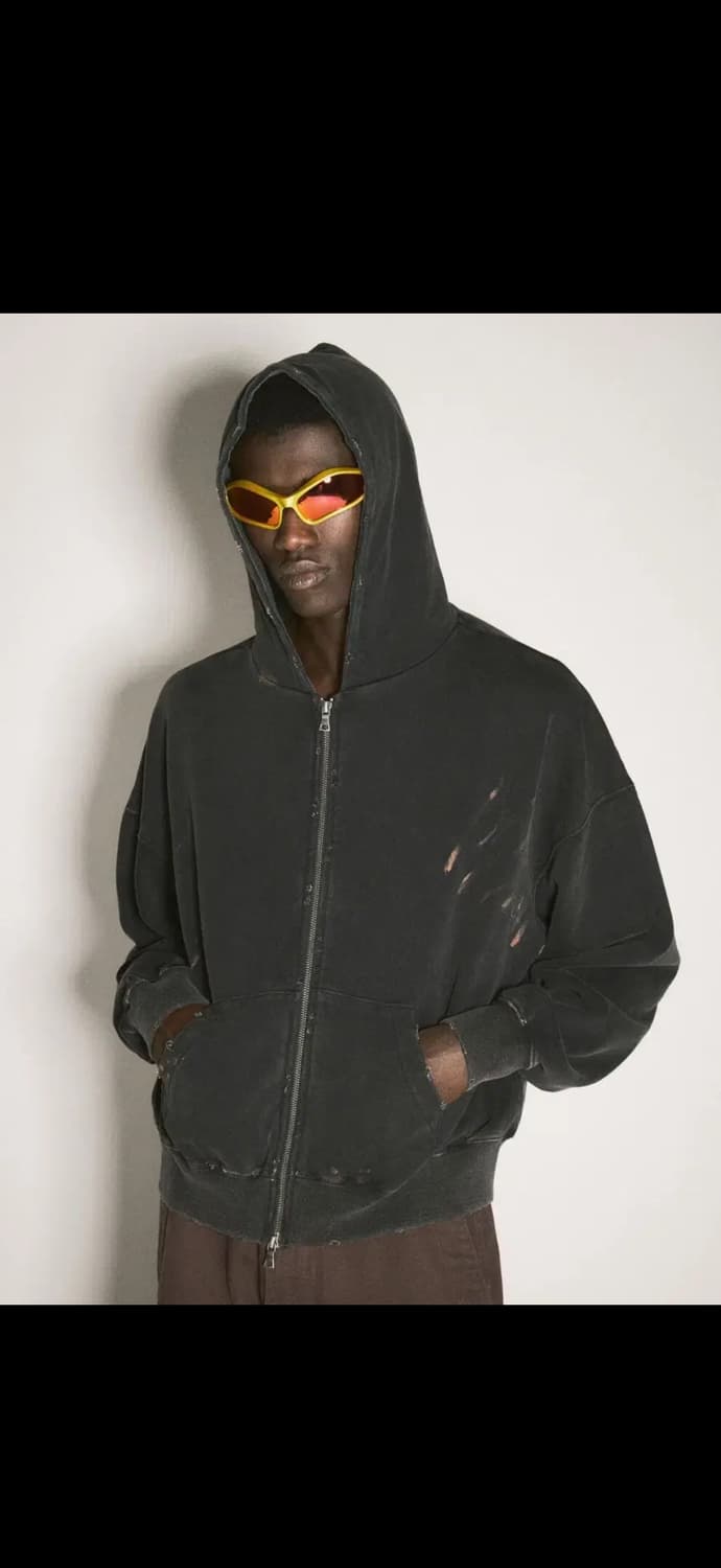 발렌시아가 페넥 오발 선글라스 옐로우 레드 상품이미지4