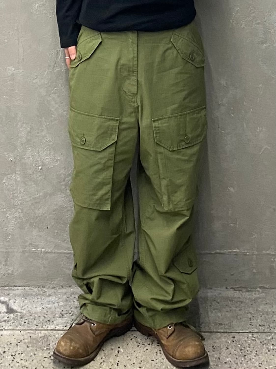 [L] Outstanding 아웃스탠딩 립스탑 밀리터리 몽키팬츠 상품이미지10