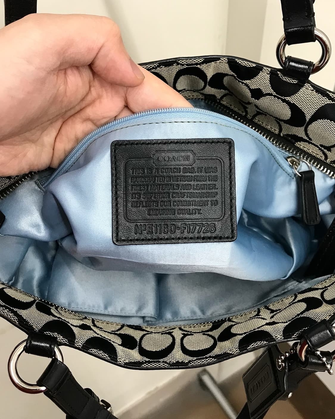 코치 은장 숄더백 가방 상품이미지8