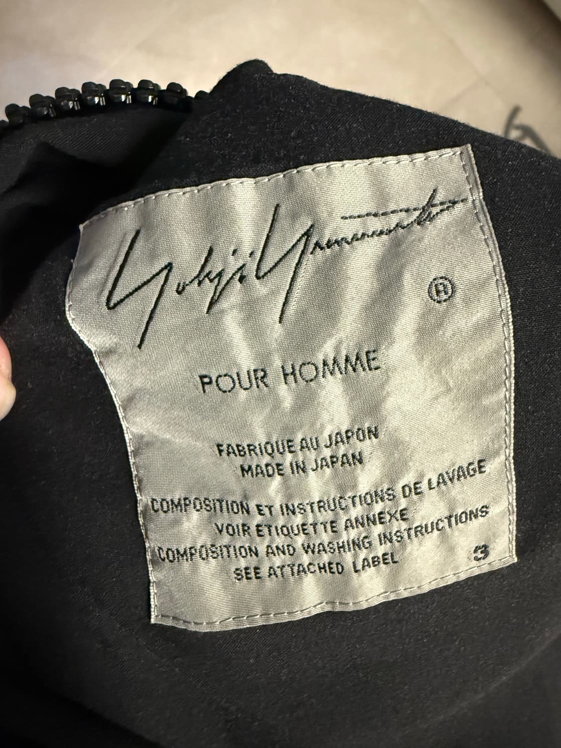 Yohji yamamoto pour homme 19ss 상품이미지3