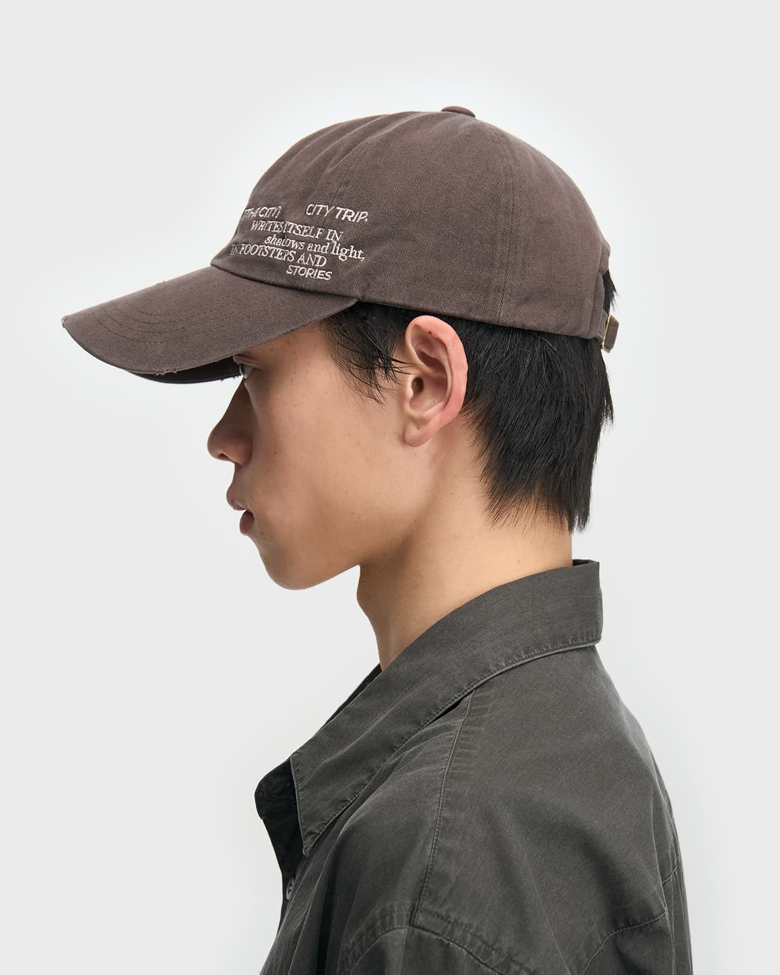 벨리에 시티 에세이 볼캡 브라운 상품이미지3