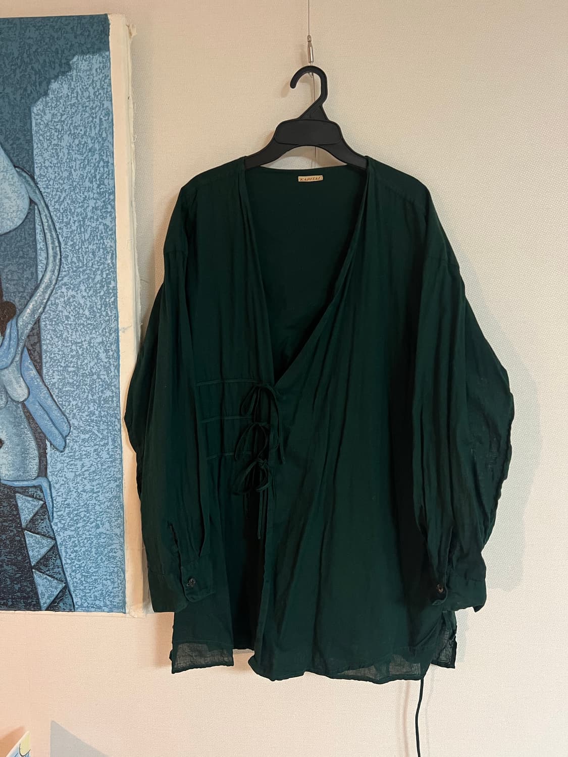 캐피탈 백 스모킹 루즈 블라우스 3사이즈 상품이미지1