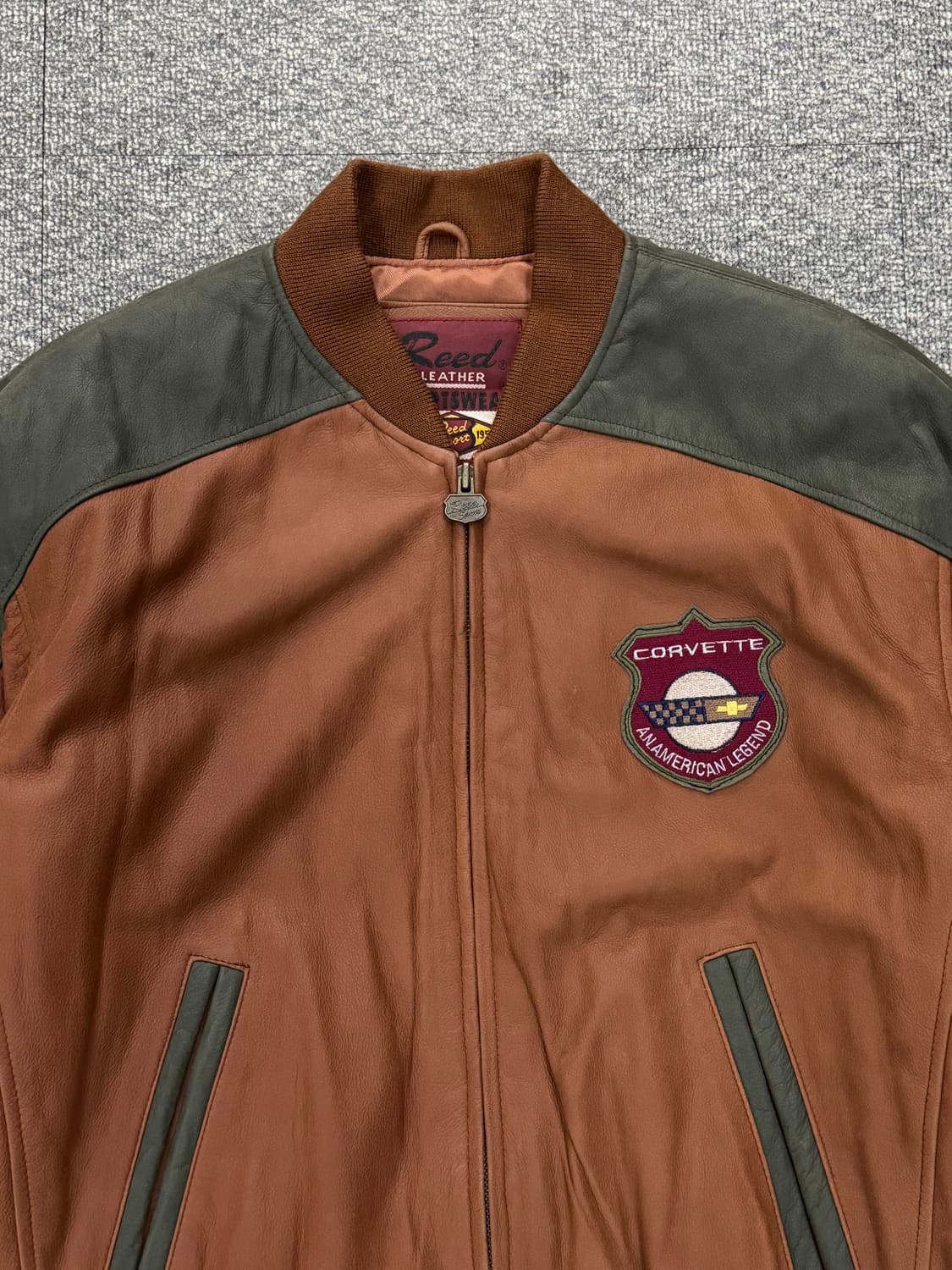 Reed sportswear 쉐보레 레더자켓 상품이미지3