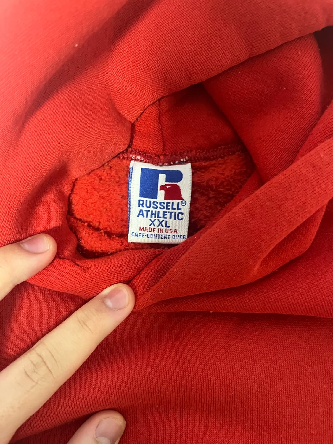 90s 러셀 50/50 후디 usa xl 상품이미지3