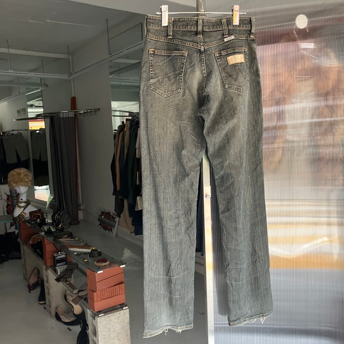 랭글러 흑청 데님진 상품이미지4