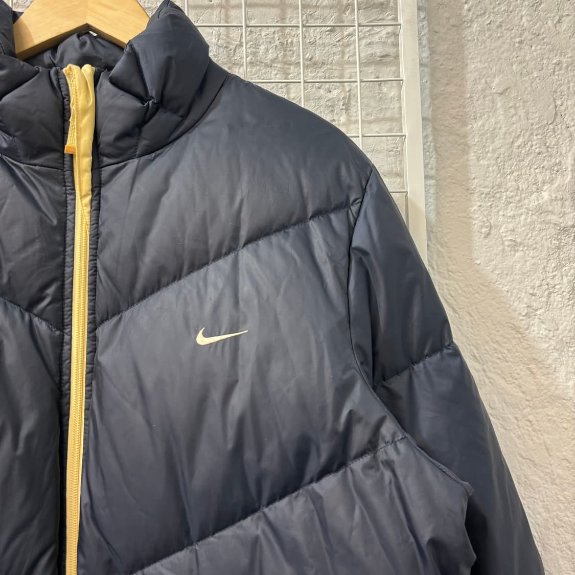 00s 나이키 올드스쿨 빈티지 네이비 패딩 자켓 XL 상품이미지5